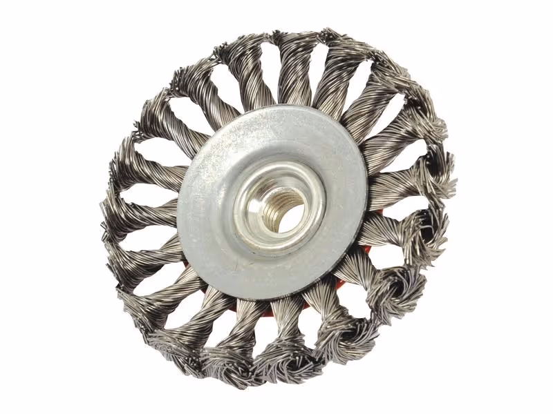 Twist Bevelled Wire Brush 100mm