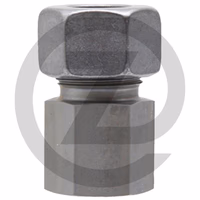 U-FG 12 L 3/8 - Raccord droit, à visser