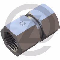 U-FG 15 L 1/2 - Raccord droit, à visser