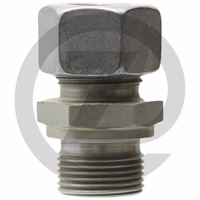 U-MMCY 15 L 16 - Raccord droit, à visser