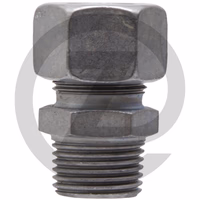 U-MNPT 08 L 1/4 - Raccord droit, à visser