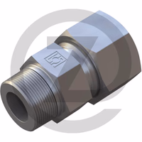 U-MNPT 10 L 3/8 - Raccord droit, à visser