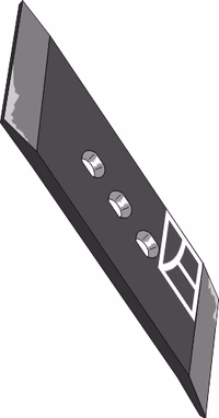 Unia | Pointe réversible 70x12 - gauche