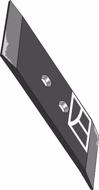 Unia | Pointe réversible 70x15 - gauche