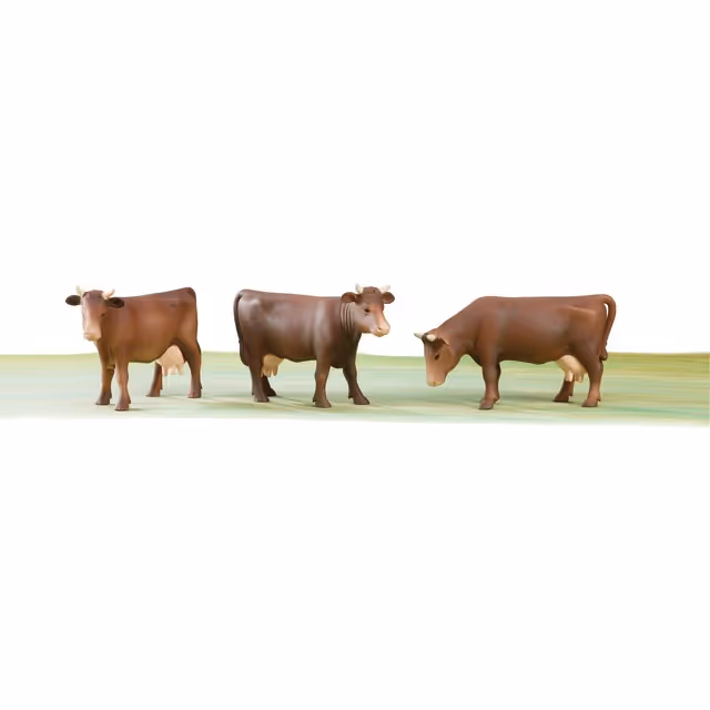 Vache marron au 1/16eme