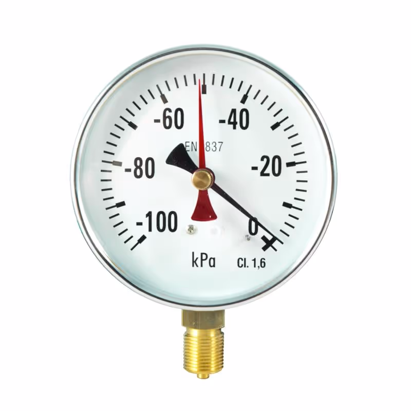 Vacuomètre Ø100mm sans filetage 15mmx21mm