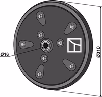 Vaderstad | Roue complète