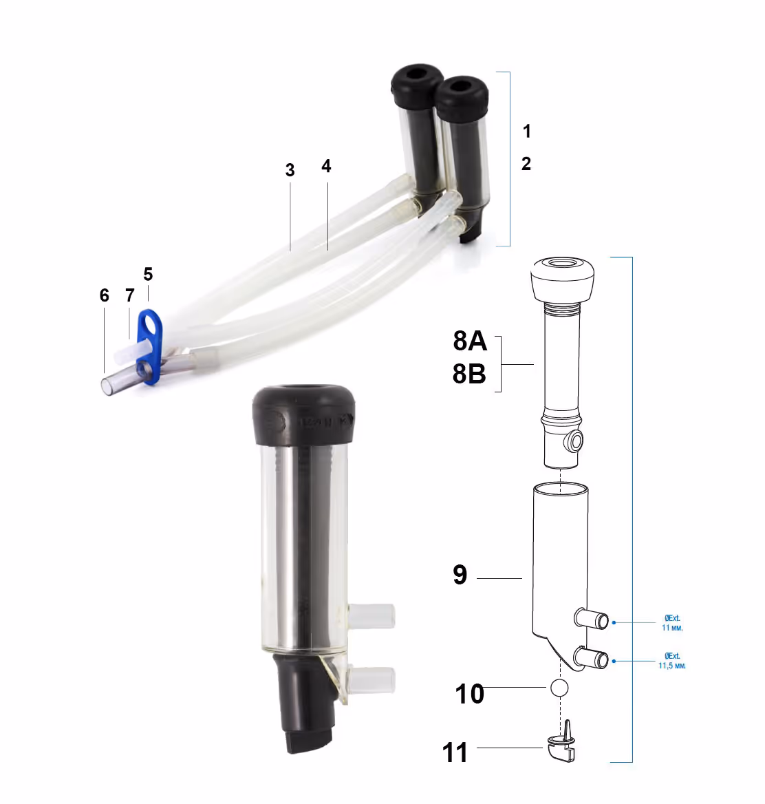 Valve adapt. almatic 961405-01