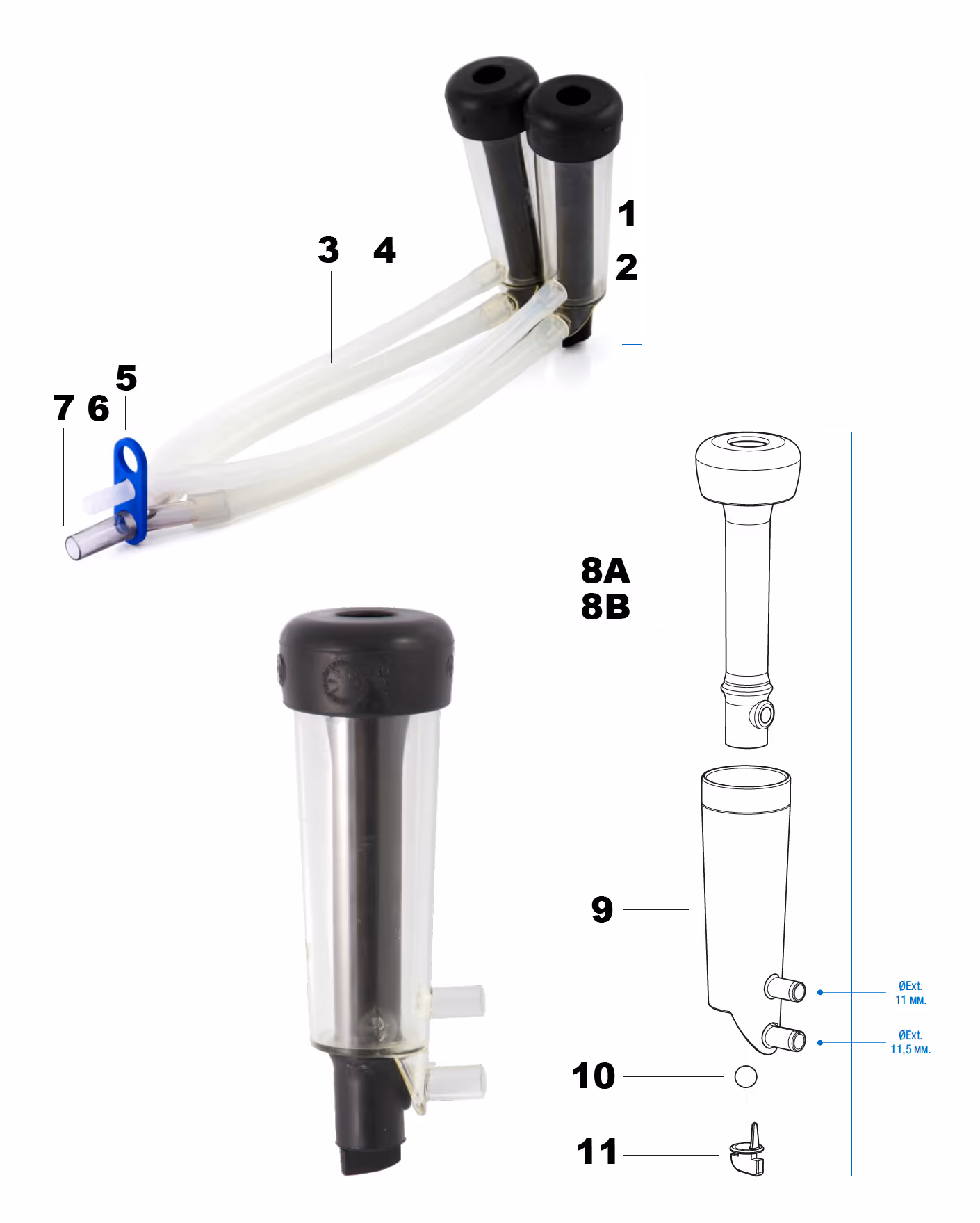 Valve adapt. almatic 961405-01