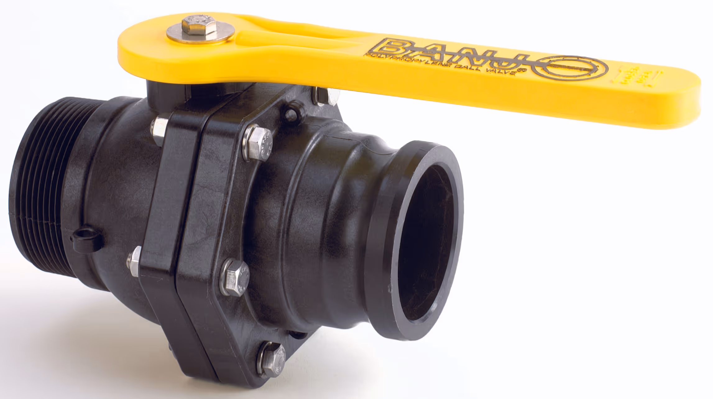 Vanne pulverisateur 2 voies 3" M/Came ø90 - Filetage NPT Adaptable