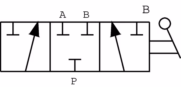 Vanne a 3 voies L 1/2 BSP