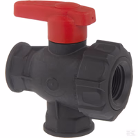 Vanne à boisseau sphérique 3 voies 3/4