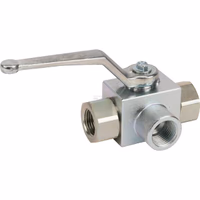 Vanne billes 3 v.1/2" jnt sp.