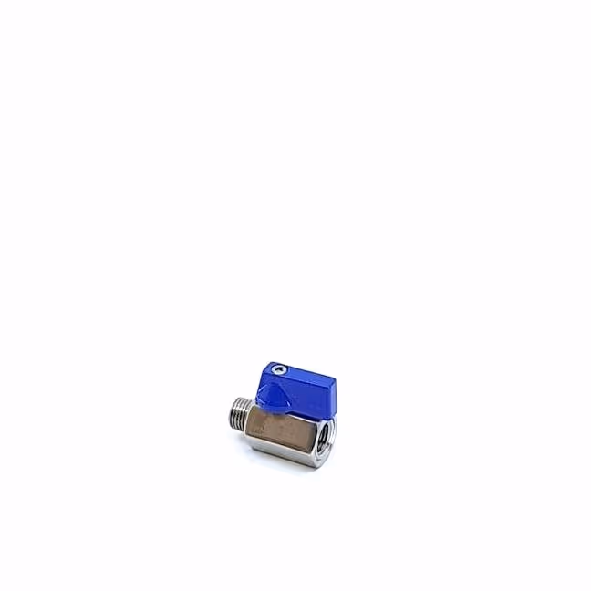 Vanne pulverisateur compacte 1/4'' mâle/femelle Inox