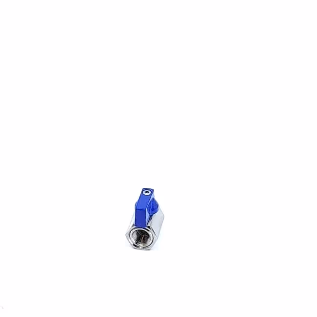 Vanne pulverisateur compacte 1/4'' mâle/femelle Inox
