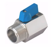 Vanne pulverisateur compacte 3/8' mâle/femelle Adaptable