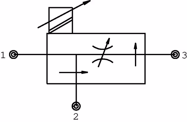 Vanne de contrôle de débit 0-50L/min proportionnel 12VDC