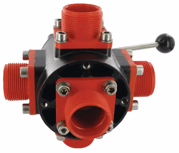 Vanne pulverisateur manuelle 5 voies 2''1/2 Polmac Adaptable