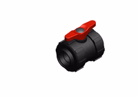 Vanne pulverisateur manuelle 2 voies 1'' Safi Adaptable