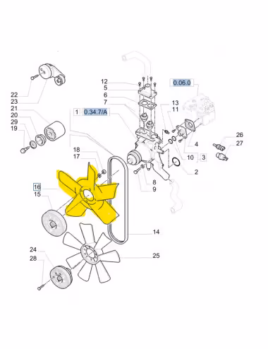Ventilateur 81868399 - New Holland