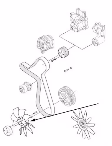Ventilateur 87624549 - New Holland