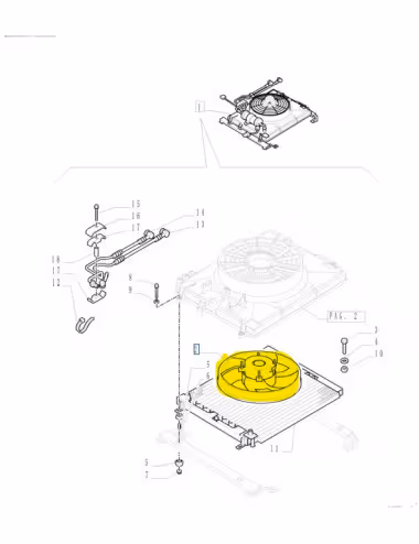 Ventilateur Electriq 87303179 - New Holland