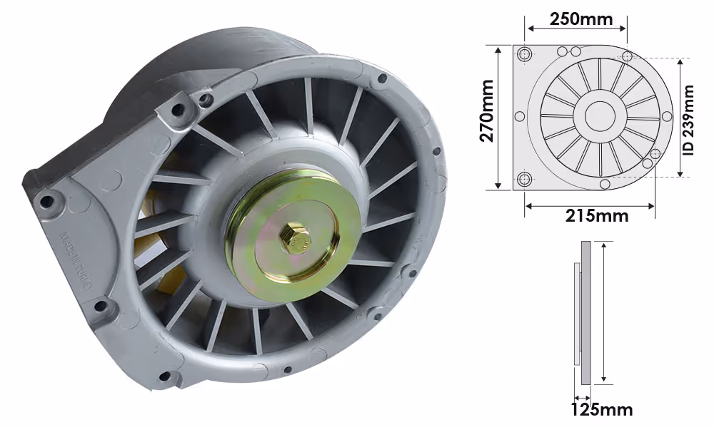 Ventilateur moteur Deutz 06 07 Agrolux 2233420 | Deutz