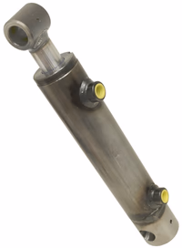 Vérin double effet D20x32 mm C200 mm L355 mm avec fixation