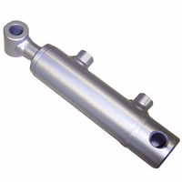 Vérin double effet D20x40 mm C500 mm L670 mm avec fixation