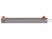 Vérin hydraulique double effet sans extrémités, 25 x 40 x 350mm