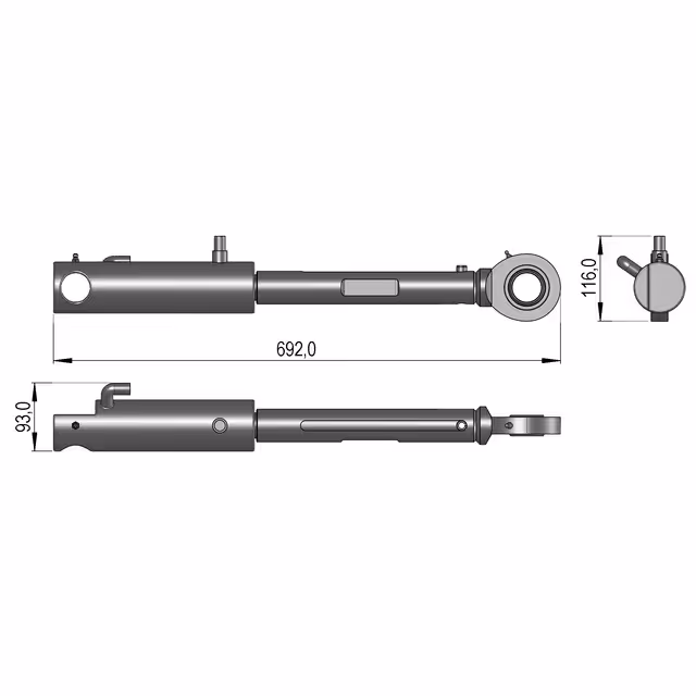 VERIN HYDRAULIQUE SIP 751061080B