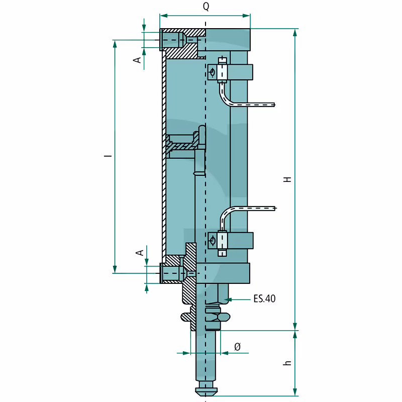 Vérin pneumatique 6'' MZ Adaptable