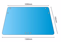 Pare brise Deutz DX DX4 DX6 DX7 4363390 Adaptable