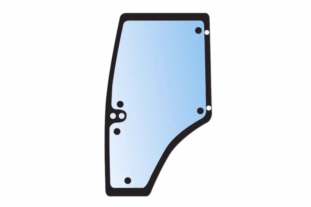 Vitre de porte Renault 7700073324 Adaptable
