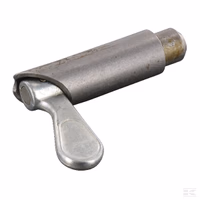 Verrou à ressort zingué 14 mm