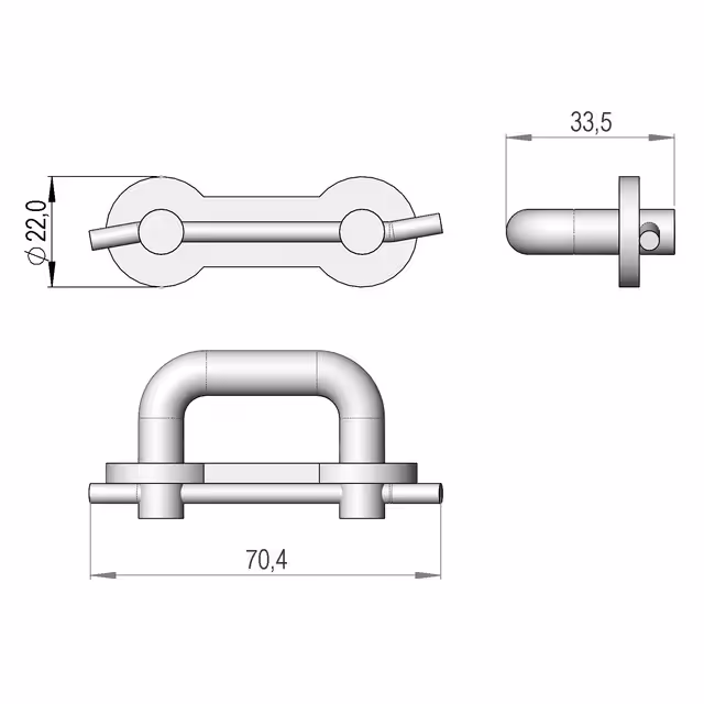VERROUILLAGE VG G80 8x31DIN 32895  82793 SIP 151180509