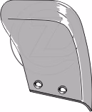 Versoir de rasette Overum Droit 95509 Adaptable