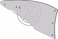 Versoir charrue Fiskars Droit 911 00091 Adaptable