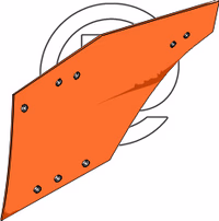 Versoir charrue Naud Gauche 3022-354G Adaptable