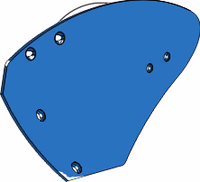 Versoir charrue FROST Gauche 50522 Adaptable