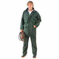 Veste de pluie vert olive taille XL