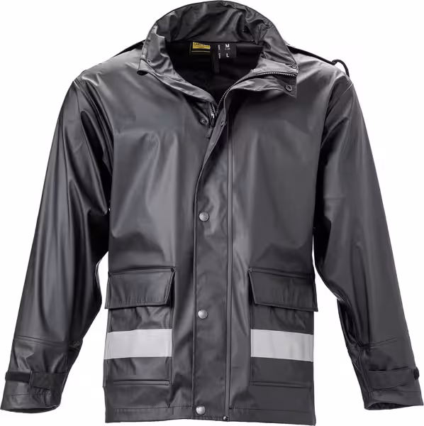 Veste de pluie noire 62 3XL