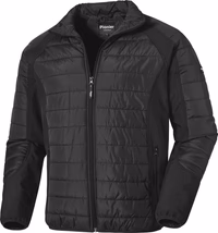 VESTE  LEGERE BI-MATIERE MATELASSEE NOIRE TAILLE S