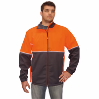 Veste softshell rouge anthracite taille S