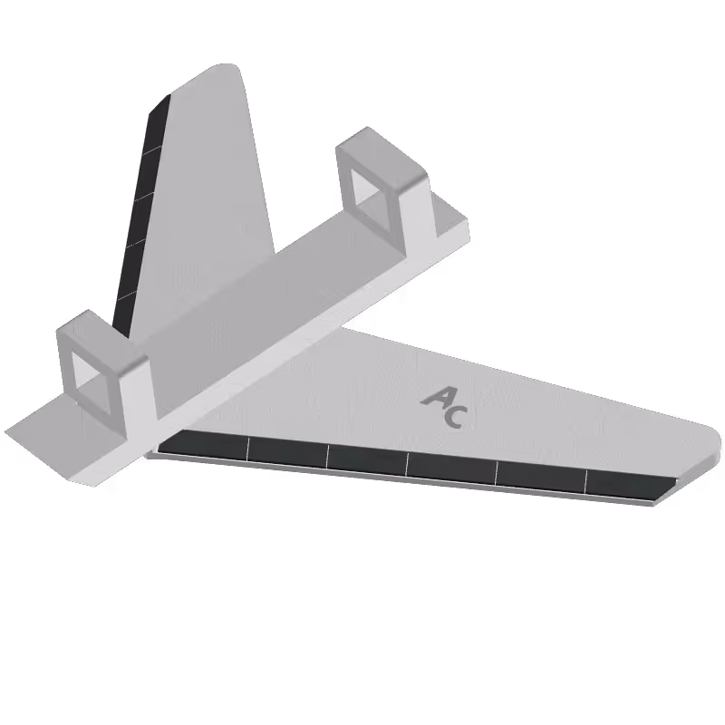 VIGNE Aileron plat type Gardell G-400, 400*283*12