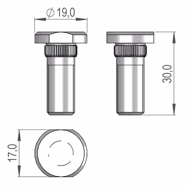 VIS 5  M10X26 DACROMET SIP745030820