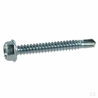 Vis auto-perforante 6.3x75mm,tête hexagonale à bride de 10 mm, DIN 7504 Kramp