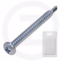 Vis autoperforante tete bombee ph galv.-din 7504m 4,20x16 (x25)