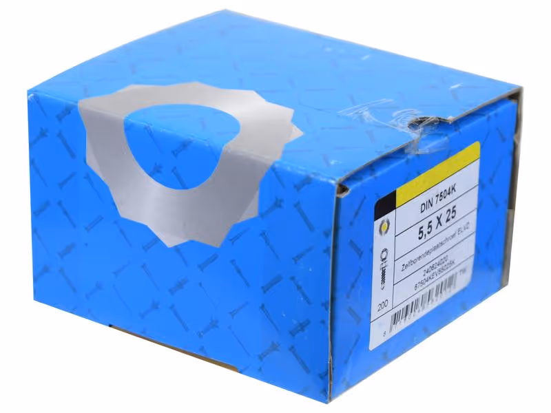 Vis autotaraudeuse, 5.5x25mm (DIN 7504K) - Vendu par 200