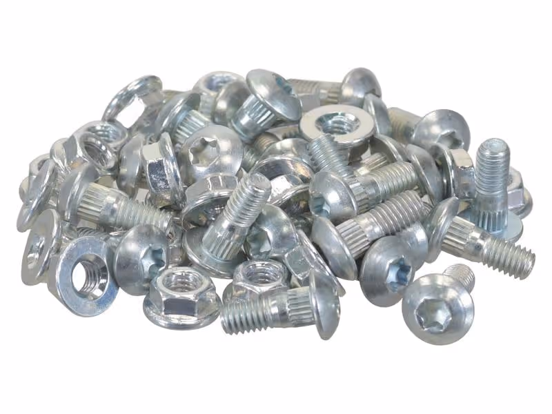 Vis de section M6 x 16mm avec écrou Correspond à: 6264071 - Vendu par 25